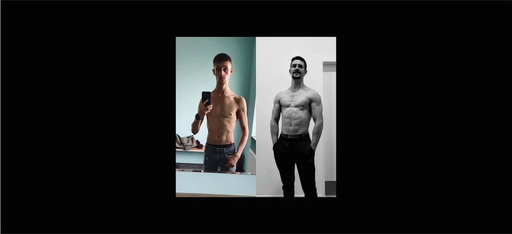 hardgainer fitnesstransformation bodytransformation transformation zunehmen gewichtszunahme weightgain skinny